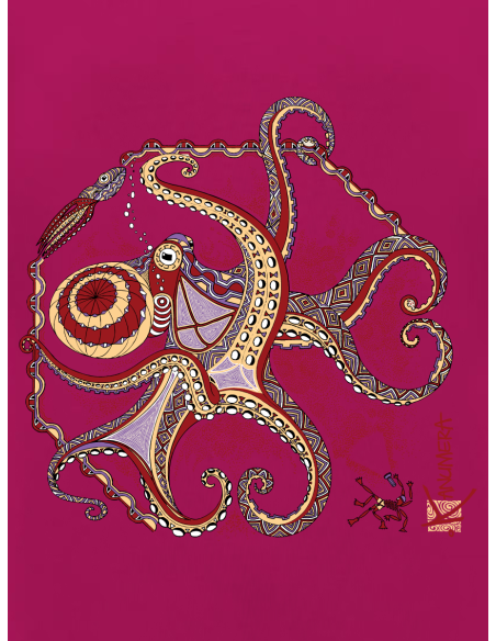 T-shirt Bio Ample La Pieuvre