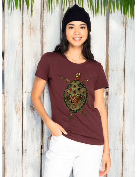 T-shirt bio Origine Femme La Tortue