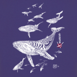 Whales Men's organic T-shirt