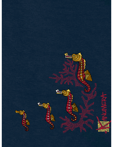 Short molletonné Les Hippocampes