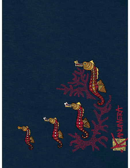 Short molletonné Les Hippocampes