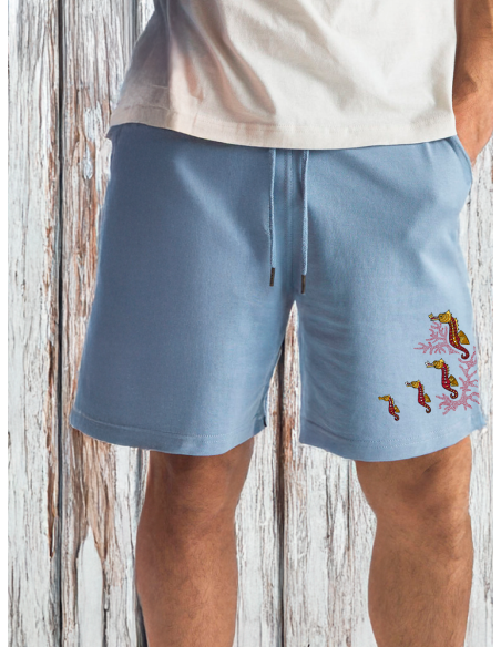 Short molletonné Les Hippocampes