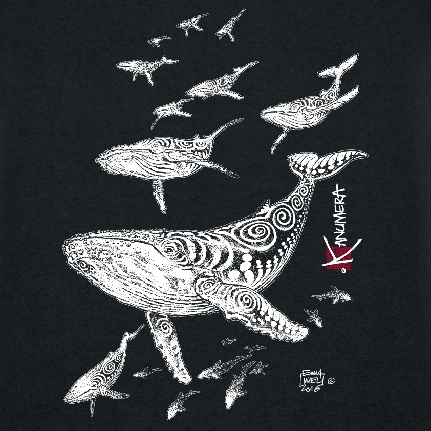 Whales Men's organic T-shirt