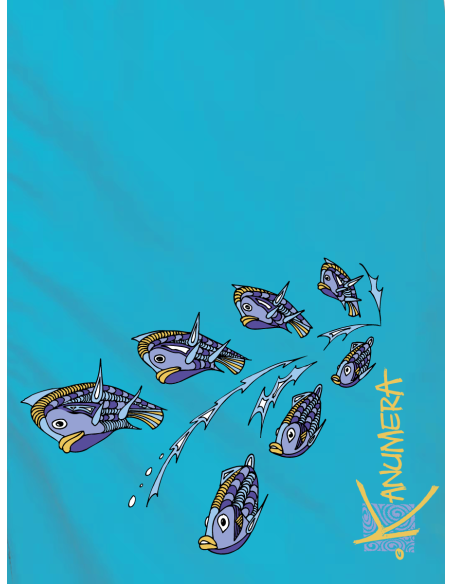 Short de Bain La Vague de Poissons