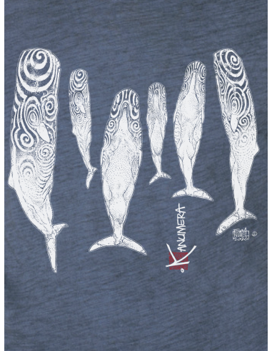 Sperm Whales Vintage T-shirt