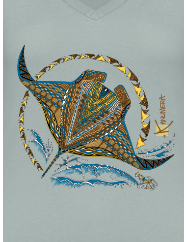 Rays V Neck Organic Ladies T-shirt