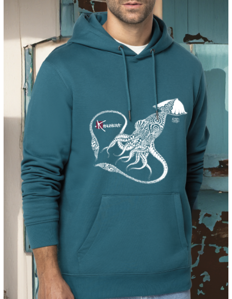 Squid Organic Hooded Sweat Shirt