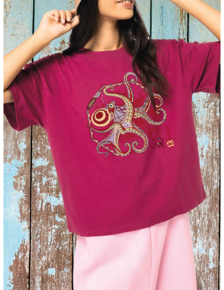 T-shirt Bio Ample La Pieuvre