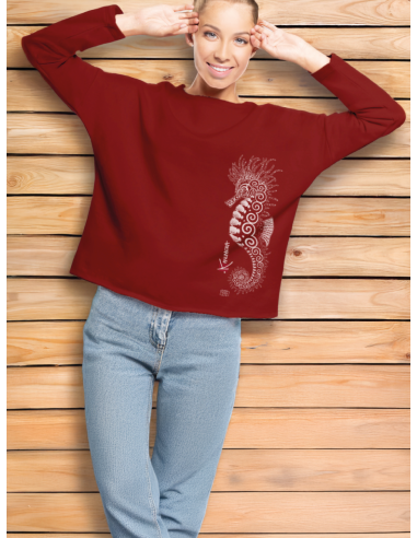 Sweat Femme Loose L'Hippocampe Tatoo