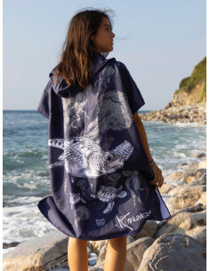 Turtles Microfibre Poncho (Middle Size) 2
