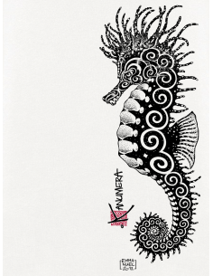 Sweat Femme Loose L'Hippocampe Tatoo 2