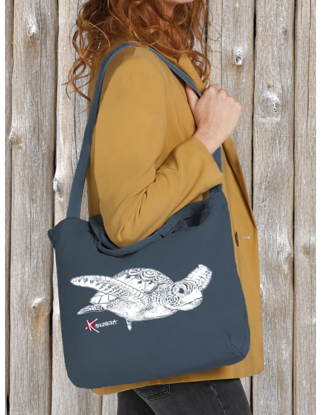 Turtles Large Canvas Shopper