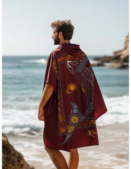 Whale Microfibre Poncho (Big Size)