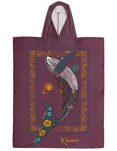 Whale Microfibre Poncho (Big Size)