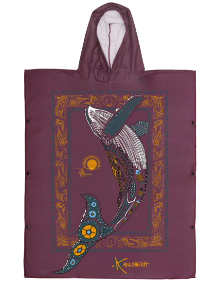 Poncho Microfibre Grand Modèle La baleine