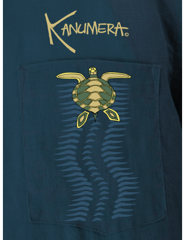 Chemise en lin manches longues La Tortue