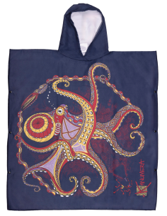 Octopus Microfibre Poncho (Big Size) 2
