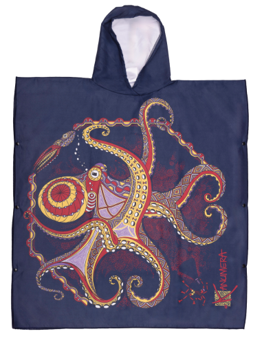 Octopus Microfibre Poncho (Big Size)