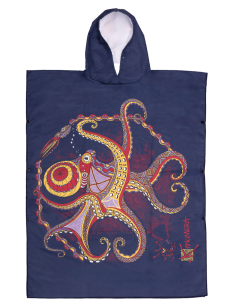 Octopus Microfibre Poncho (Middle Size) 2
