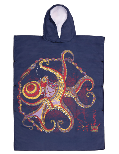 Octopus Microfibre Poncho (Middle Size)