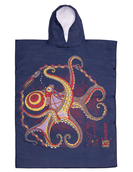 Octopus Microfibre Poncho (Middle Size)