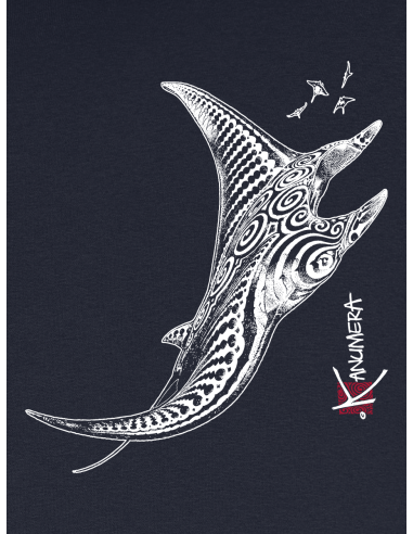 Veste à capuche doublée Sherpa Les Raies