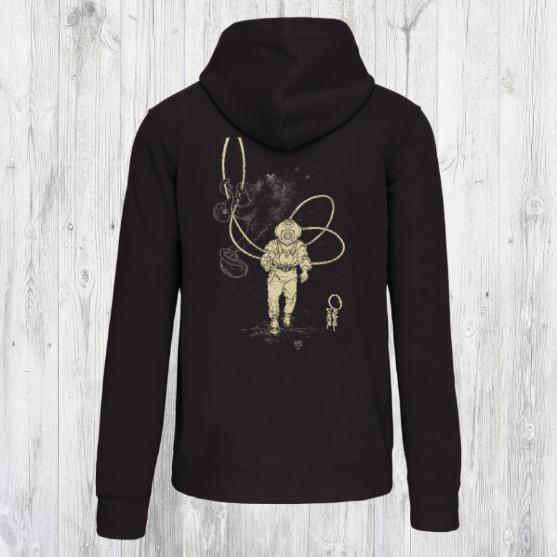 Octopus Men’s zipped hooded sweatshirt