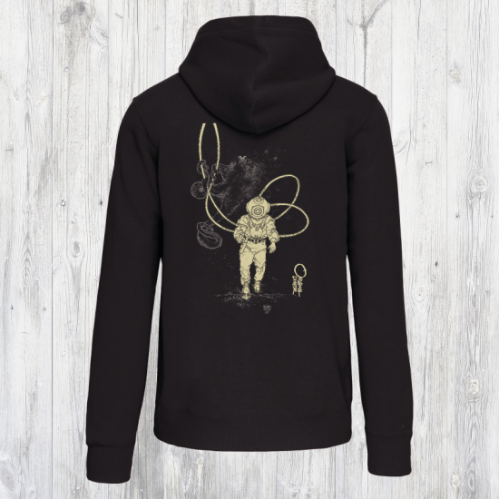 Octopus Men’s zipped hooded sweatshirt