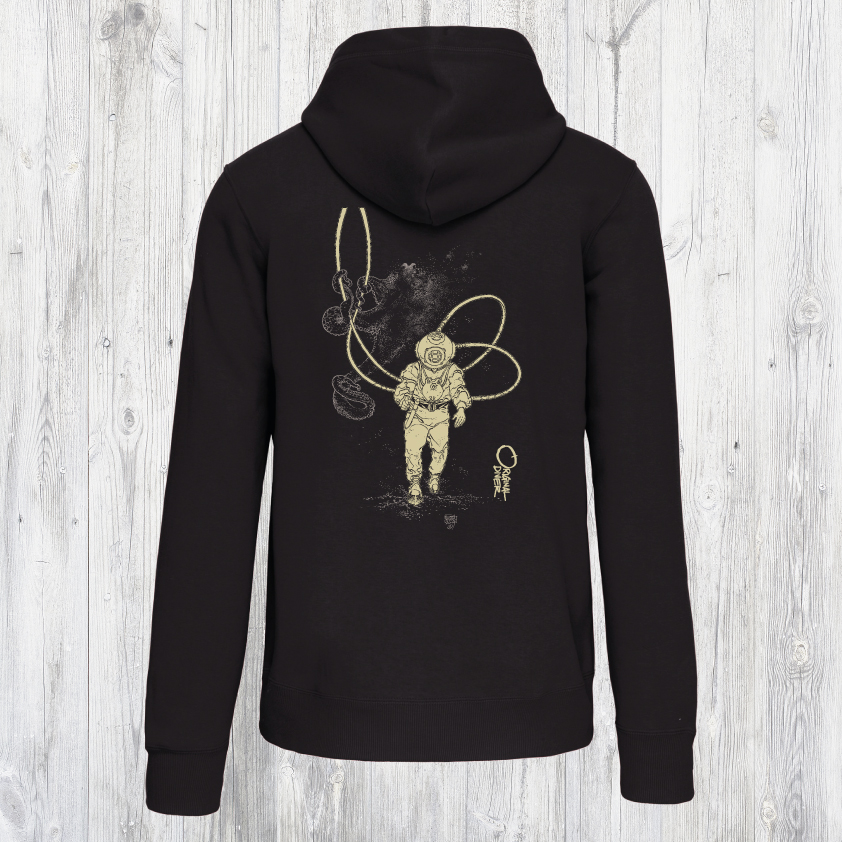 Sweat Capuche Lourd La Pieuvre et le Scaphandrier