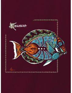 T-shirt bio Femme Poisson d'Achille 2