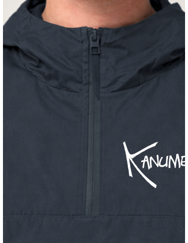 L'Onde Waterproof quarter-zip windbreaker