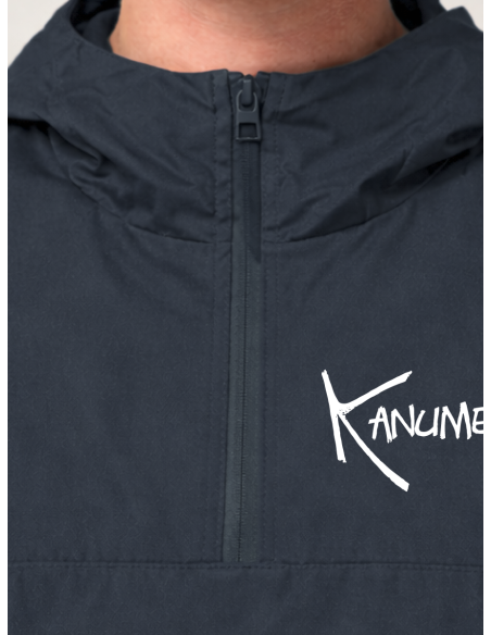Veste coupe-vent imperméable quart-zip l'Onde