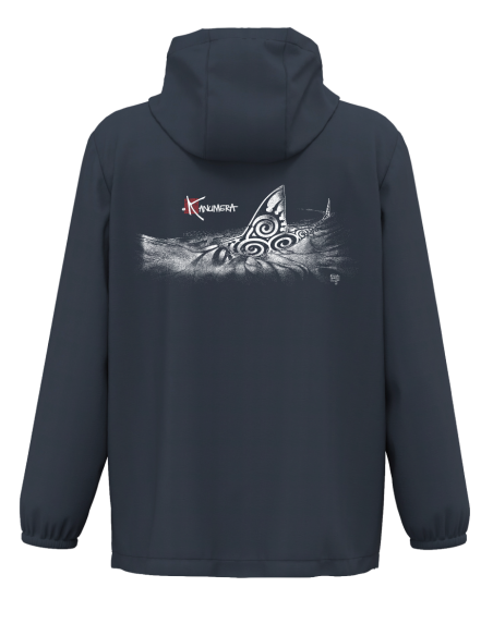 Veste coupe-vent imperméable quart-zip l'Onde