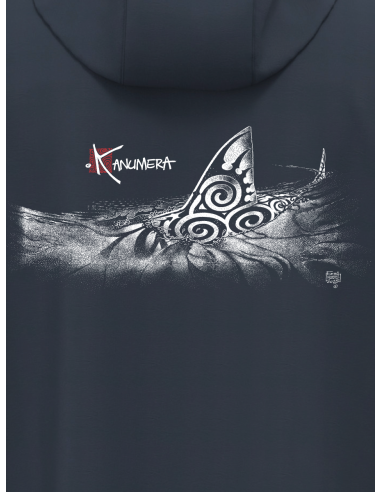 L'Onde Waterproof quarter-zip windbreaker