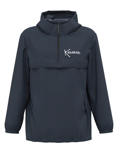 Veste coupe-vent imperméable quart-zip l'Onde