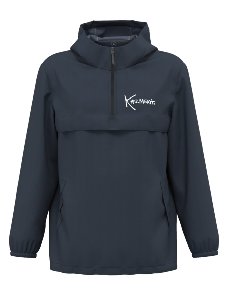 L'Onde Waterproof quarter-zip windbreaker