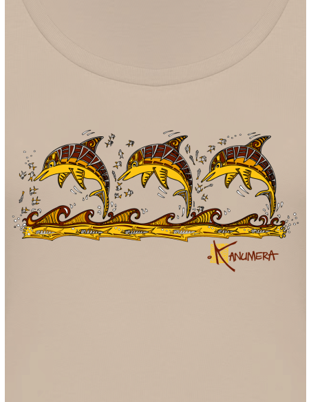 Débardeur bio Femme Les 3 Dauphins