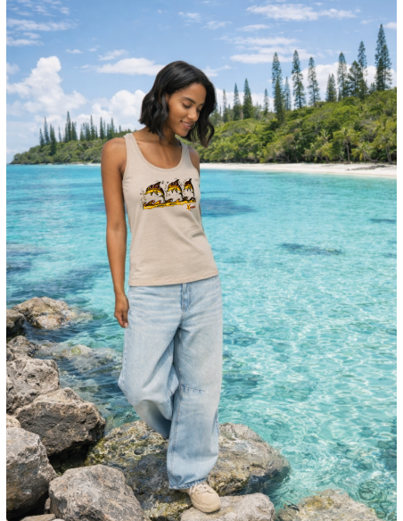 Débardeur bio Femme Les 3 Dauphins