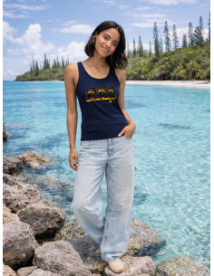 3 Dolphins Women’s Organic Tank Top 2