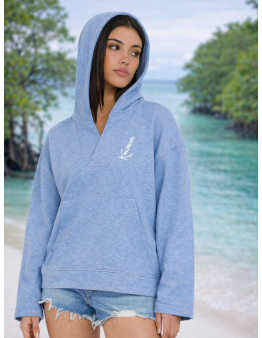 Sweat Capuche Loose L’Onde