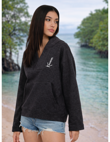 Sweat Capuche Loose L’Onde