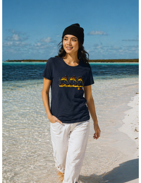 T-shirt bio Femme Les 3 Dauphins