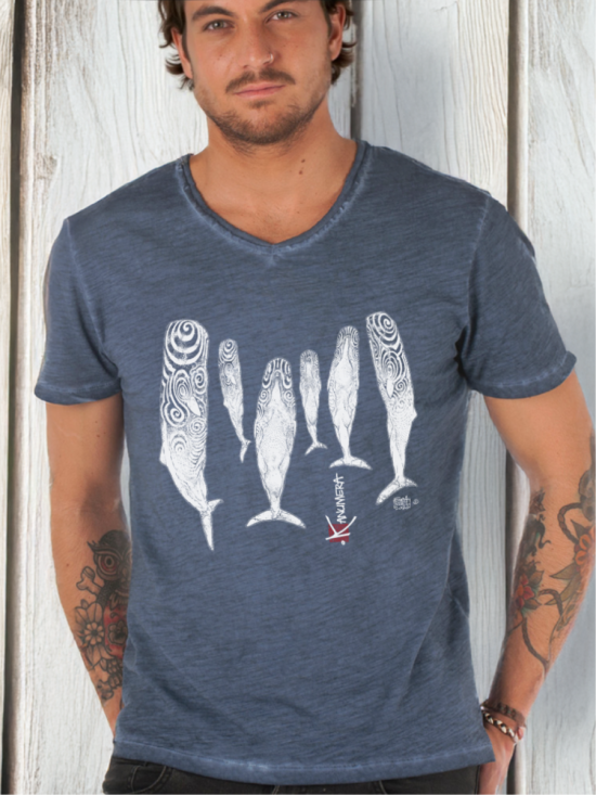 Sperm Whales Vintage T-shirt