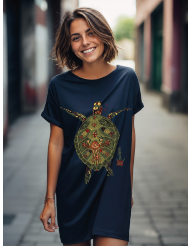 T-shirt Origine long femme La Tortue