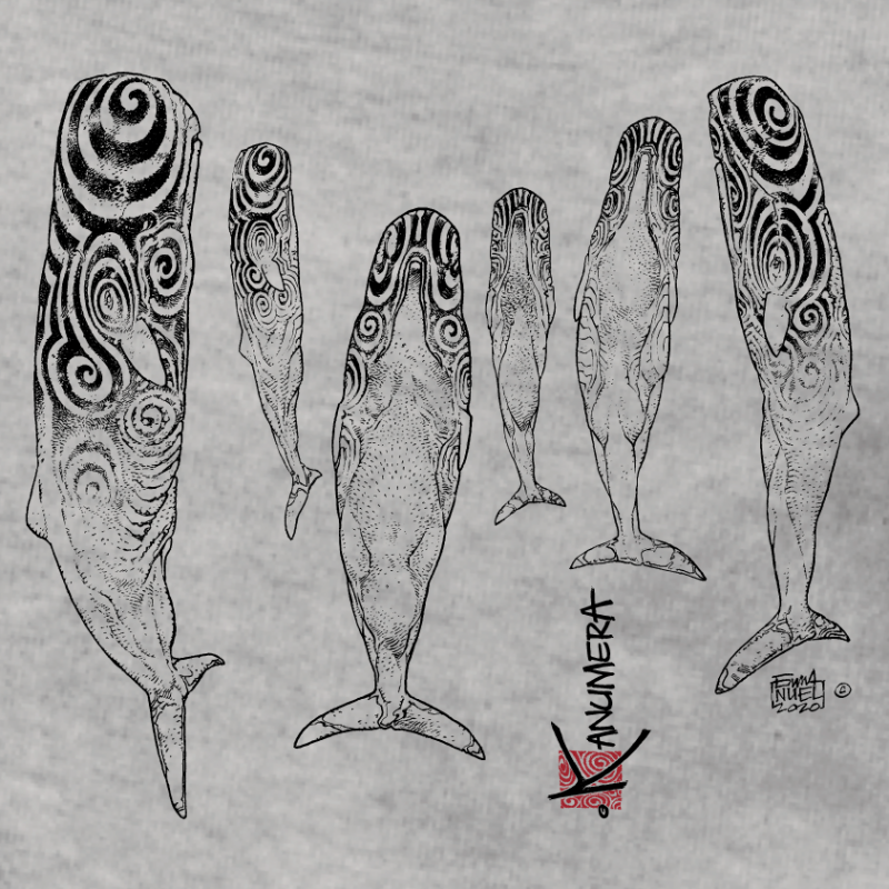 Sperm Whales Vintage T-shirt