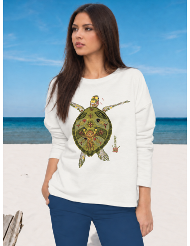 Turtle Ladies' oversized sweatshirt