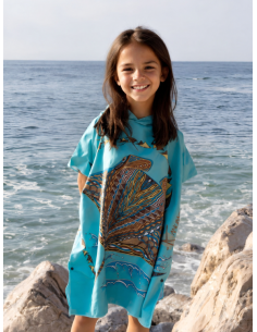 Manta Rays Microfibre Poncho (Small Size)