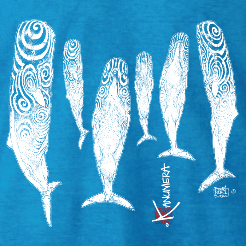 Sperm Whales Vintage T-shirt