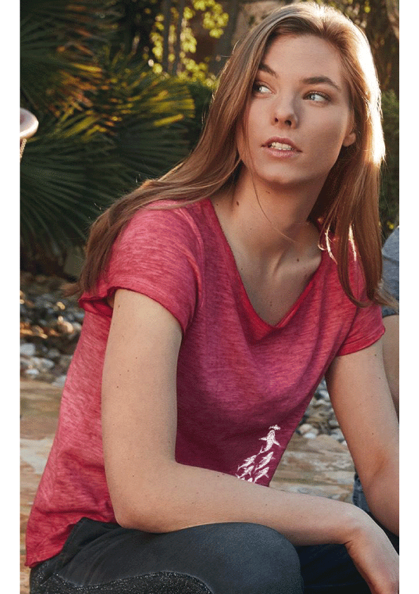 T-shirt délavé Femme L'Attaque des Requins