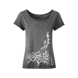 T-shirt délavé Femme L'Attaque des Requins